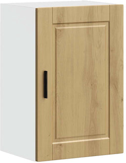 vidaXL - Keukenwandkast - Porto - bewerkt - hout - artisanaal - eikenkleur
