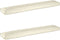 vidaXL - Ligbedkussens - voor - Bank - 2 - stuks - Crème - 200x40x8 - cm - Oxford - Stof