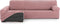 Hoes voor chaise longue met lange armleuning links Eysa THOR Roze 170 x 110 x 310 cm