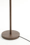 Light & Living Vloerlamp Washington - 149cm - Donkerbruin - excl. kap