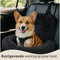 By Cee Cee Fluffy - Autostoel Hond - Veiligheidsriempje - Zwart - Maat M