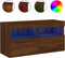 vidaXL - Tv-wandmeubel - met - LED-verlichting - 80x30x40 - cm - bruin - eikenkleur