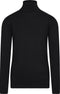 Cappuccino Italia - Heren Sweaters Coltrui Black - Zwart - Maat L