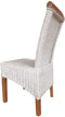 SVJ Eetkamerstoelen - 54x47x97 cm - Rotan - Wit - Set van 4