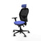 Jorquera Piqueras y Crespo 3D036G2 - Bureaustoel met hoofdsteun - Verstelbare hoogte ademend - Licht Blauw