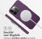 Accezz iPhone 13 Pro - Back Cover - MagSafe Leather - Heath Purple