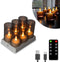 FlinQ Oplaadbare LED Waxinelichtjes – Bewegende Vlam – Incl. Afstandsbediening – Set van 6 – Ø4 x