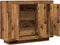 vidaXL - Dressoir - 92x35x75 - cm - bewerkt - hout - oud - houtkleurig
