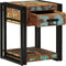 vidaXL - Nachtkastjes - 2 - stuks - 40x40x50 - cm - Massief - Gerecycled - Hout