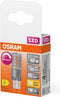 OSRAM LED PIN LED-lamp van helder gekleurd kunststof, met 4,4 W voor 600 lm, warmwit licht met 2700 K, veelkleurig, retrofit-fitting G9, CRI 80, EEK D, dimbaar.