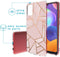 iMoshion Hoesje Geschikt voor Samsung Galaxy A31 Hoesje Siliconen - iMoshion Design hoesje - Roze / Meerkleurig / Goud / Pink Graphic