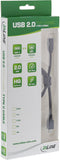 InLine 0.5m - USB2.0-C naar USB2.0 Mini-B - Zwart