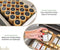 Budu Kruidenpotjes Set - 28 stuks - Glazen potjes met bamboe deksel - Inclusief 160 stickers en accessoires (28 stuks)