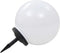 vidaXL LED-solarlampen rond 30 cm RGB 2 st