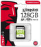 Kingston Canvas Select - SDXC 128GB - UHS-I snelheidsklasse 10 - Waterdicht en temperatuurbestendig