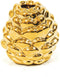 Housevitamin - Dennenappel kandelaar - Goud - Porselein - 9x8.5cm
