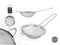Strainer 12 cm – Metaal Staal – Set van 12 Stuks