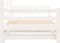 vidaXL - Slaapbank - met - onderschuifbed - 90x190 - cm - massief - grenenhout - wit