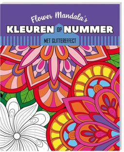 Kleuren op nummer - Flower Mandala's