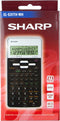 Sharp rekenmachine - EL531THWH - zwart/wit - 12 digit - 1x LR44 batterij - SH-EL531THWH