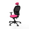 Jorquera Piqueras y Crespo 1D036N1 - Bureaustoel met hoofdsteun - Verstelbare hoogte - Roze