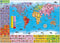 Orchard Toys - Wereldkaart Puzzel & Poster - 150 stukjes - Educatief spel