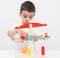 New Classic Toys® Houten Speelgoedweegschaal - Inclusief 6 Gewichtjes - Educatief Rollenspel - Multi Kleur