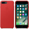 Apple iPhone 7 Plus - Hard Case - Echt leder - Rood