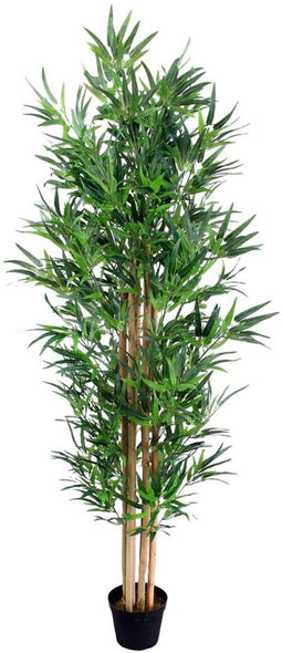 Decoratieve plant Cement Weefsel Bamboe 210 cm