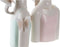 Decoratieve figuren DKD Home Decor Meisjes Blauw Roze Hars Vlinders (14 x 11,5 x 27 cm) (2 Stuks)
