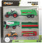 Toi-Toys Metal Tractor met Aanhanger - Speelset 6-delig - Multicolor (6 stuks)