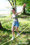 Schildkröt Slackline 15m - Slackline - Tot 150 kg - Geel