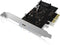 Icy Box IB-PCI1901-C32 - Interfacekaart - PCIe USB 3.2 Gen 2x2 20 Gbit/s - Zwart