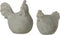 J-Line figuur Glendy - cement - grijs - 2 stuks