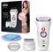 Braun Silk-épil 9 9-710 - Epilator - Nat en droog - Wit/Paarse