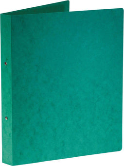 Bronyl ringmap, voor ft A4, uit glanskarton, 2 ringen van 25 mm, groen
