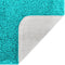 vidaXL - Badmat - Rechthoekig - Turquoise - 70x120 - cm - Polypropeen - Antislip