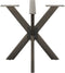 vidaXL - Eettafelpoot - spider - vorm - 85x85x(72-73) - cm - staal - naturel