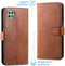 iMoshion Hoesje Geschikt voor Samsung Galaxy A22 (5G) Hoesje Met Pasjeshouder - iMoshion Luxe Bookcase - Bruin