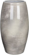 Mica Decorations - lester vaas rond licht grijs - maat in cm: h70 x d39cm