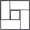 vidaXL - Plantenbak - Antraciet - 80x80x50 - cm - Koudgewalst - Staal