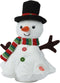 Sneeuwpop pesl15b22.8h25.4 cm wit/rood