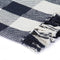 vidaXL - Plaid - geblokt - 220x250 - cm - katoen - marineblauw
