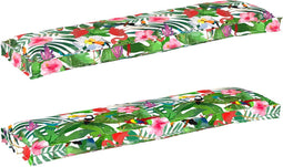 vidaXL - Ligbedkussens - voor - Sofa - 2 - stuks - Tropisch - Jungle - 150x40x8 - cm - Oxford - Stof