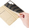 Dux Ducis - Geschikt voor Samsung Galaxy S23 Ultra - Slim bookcase hoesje - Goud