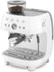 Smeg EGF03WHEU - Espressomachine met bonenmaler - 19 bar druk - Wit