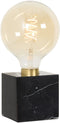 Calex Tafellamp Marmer - E27 - Max 40W - Zwart (1 stuk)