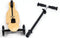 Croozaboo - Design Kids Scooter - Step - 3 tot 10 jaar - drie wielen - brede plank - Black line