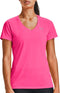 Under Armour Tech SSV - Dames Sportshirt - Sneldrogend - Cerise (M)