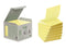 Post-it® Z-Notes, Gerecycleerd, Mini Toren, Geel, 76 x 76 mm, 6 Blokken, Non X-Wrapped, 100 Blaadjes/Blok